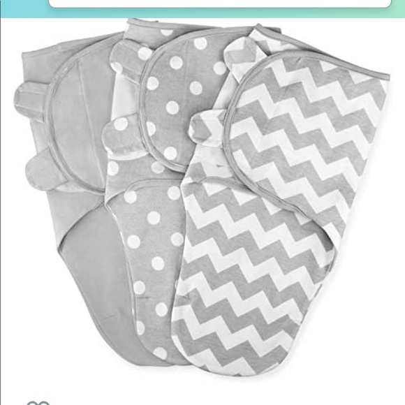4pc set 0-3 month Swaddles - Picture 2 of 3